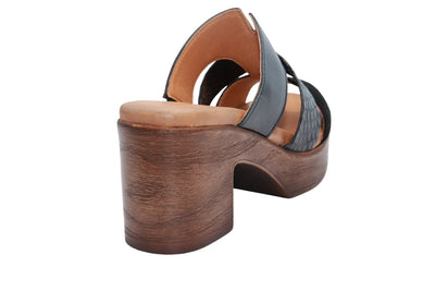 Eric Michael Connie Multi Tone Block Heel Sandal