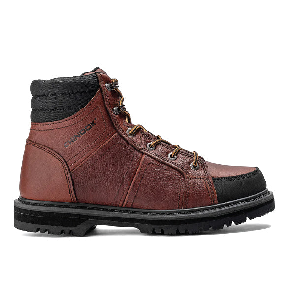 Contractor 6" Soft Toe Leather Work Boot – Brown – product view 1