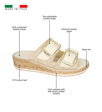 Cove Women’s Cork Leather Sandal