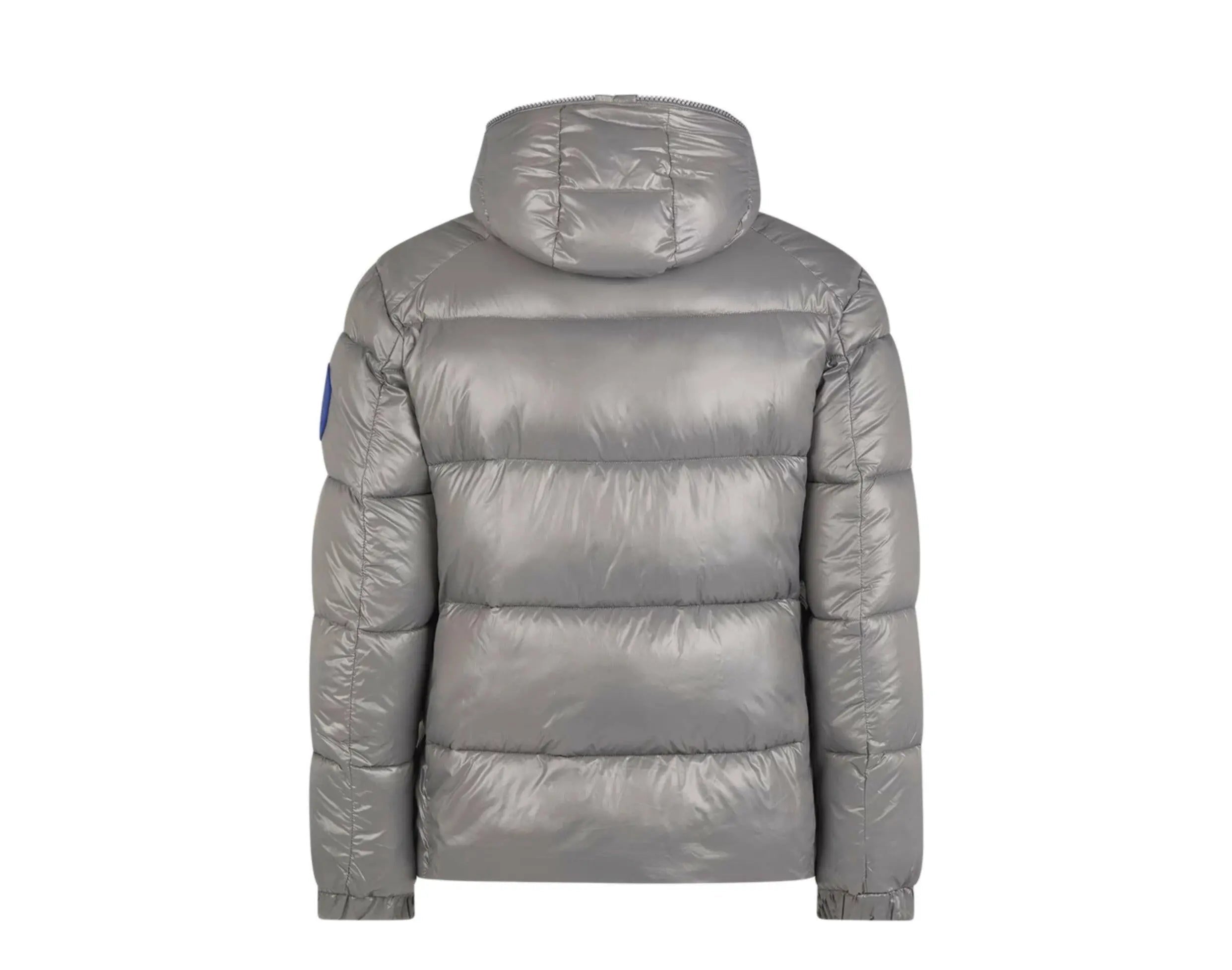 Save The Duck Luck Quilted Hooded Puffer Men Jacket Mid Grey