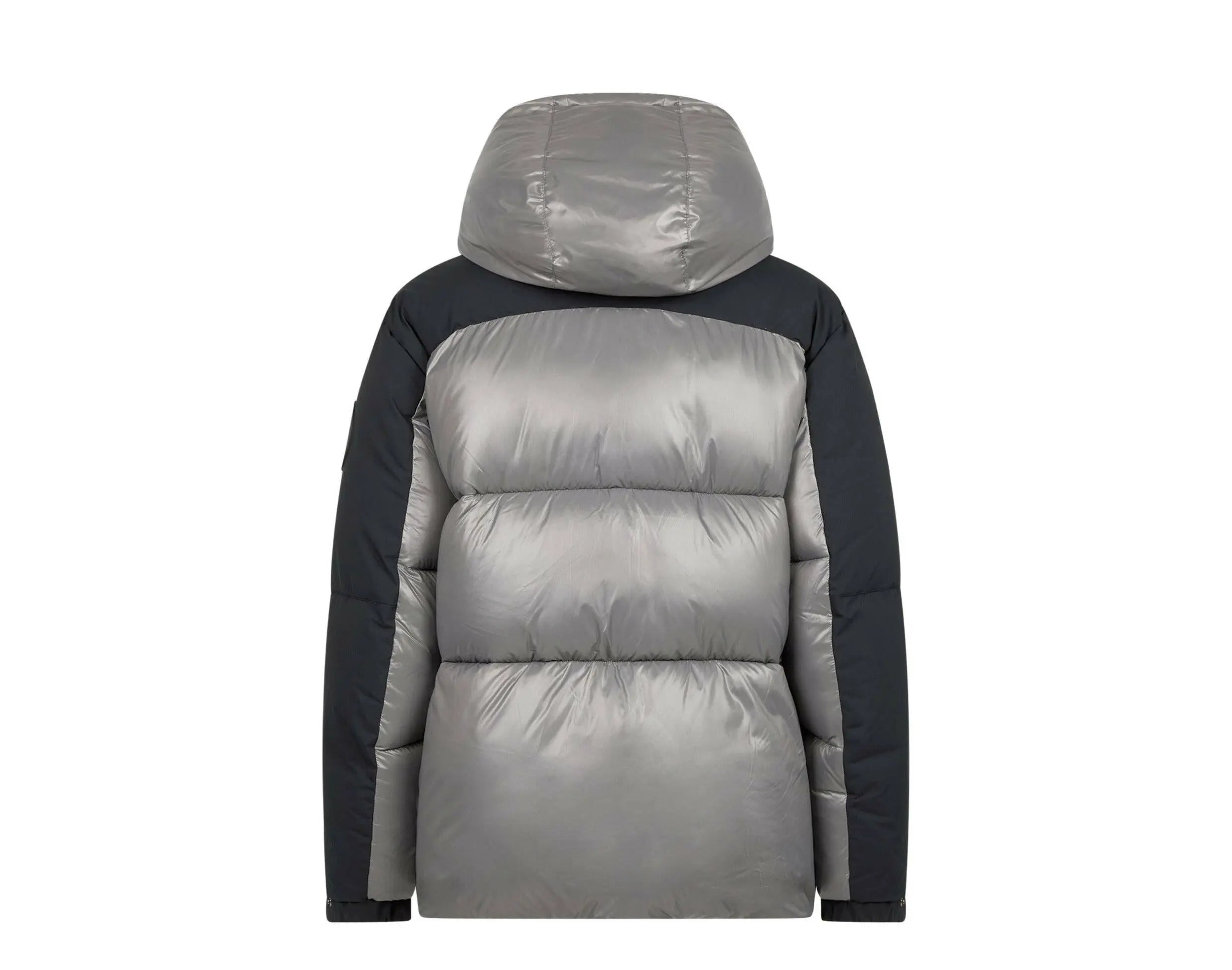 Save The Duck Luma Hooded Puffer Men Jacket Mid Grey/Black