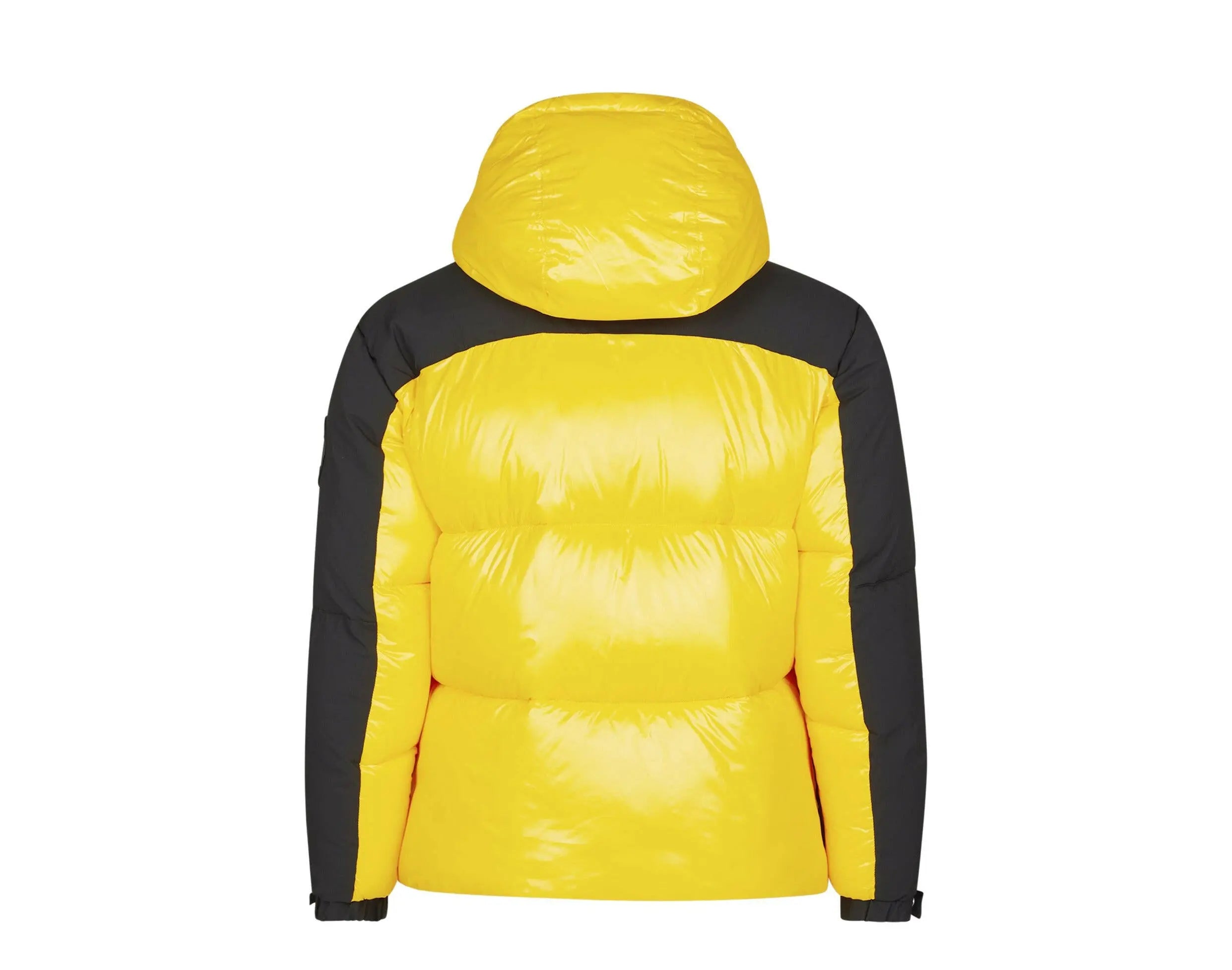 Save The Duck Luma Hooded Puffer Men Jacket Chrome Yellow/Black