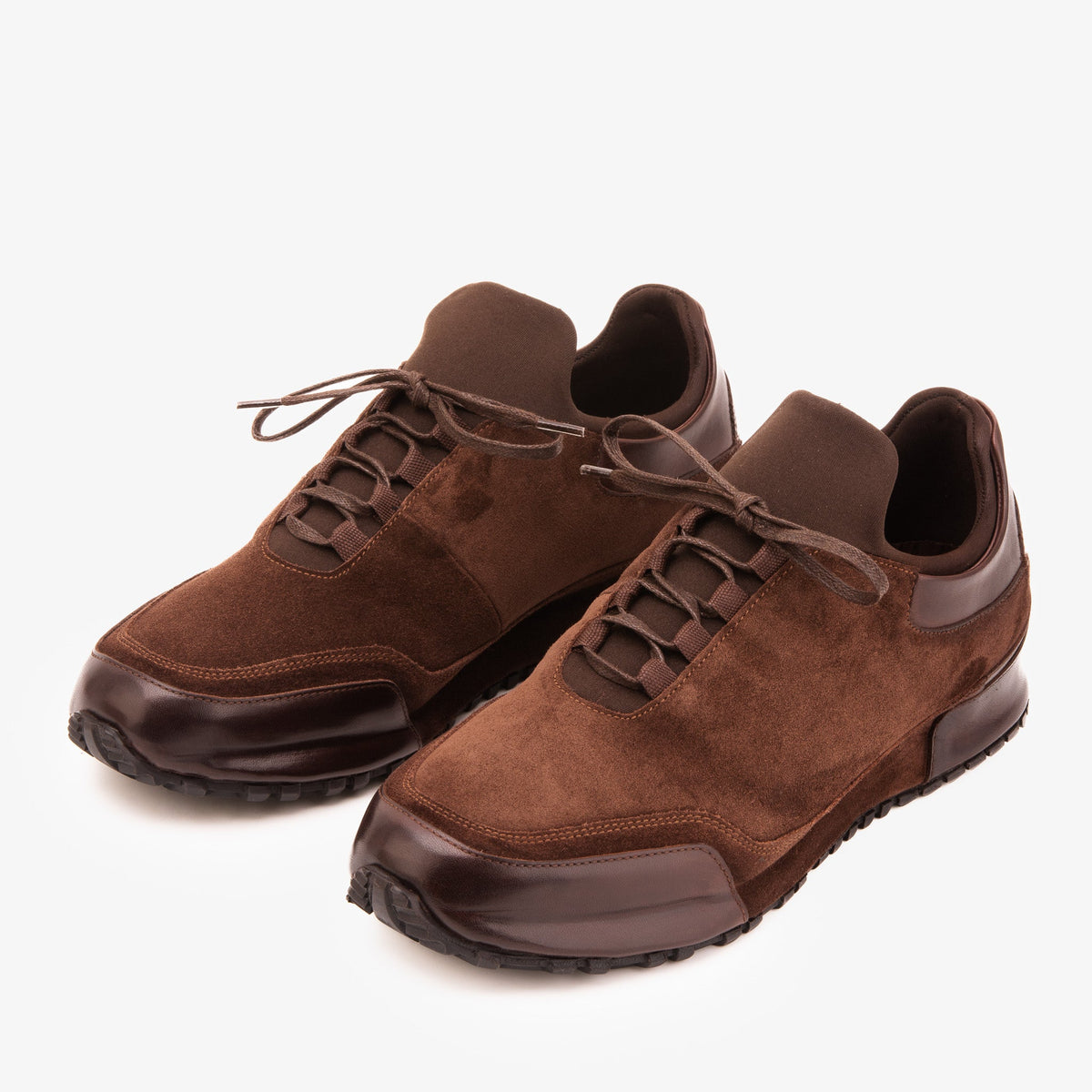 Vinci Leather The Hudson Brown Suede Men Sneaker – product view 6