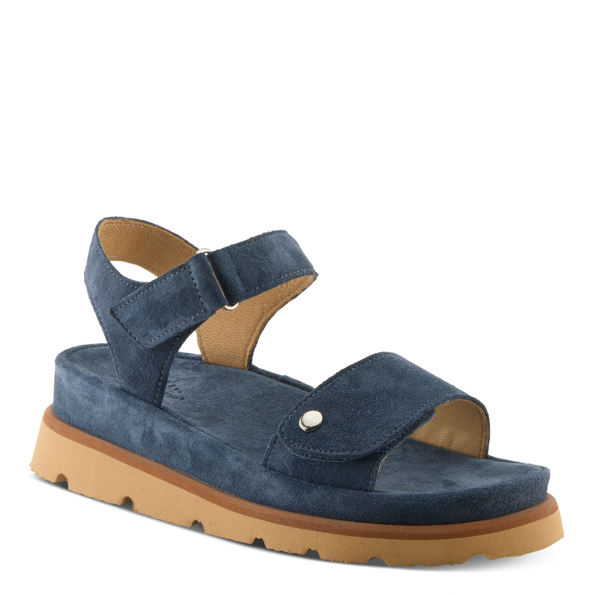 Spring Step SPRING STEP DIXIEMAE SANDALS sandal in orange suede with comfortable everyday design