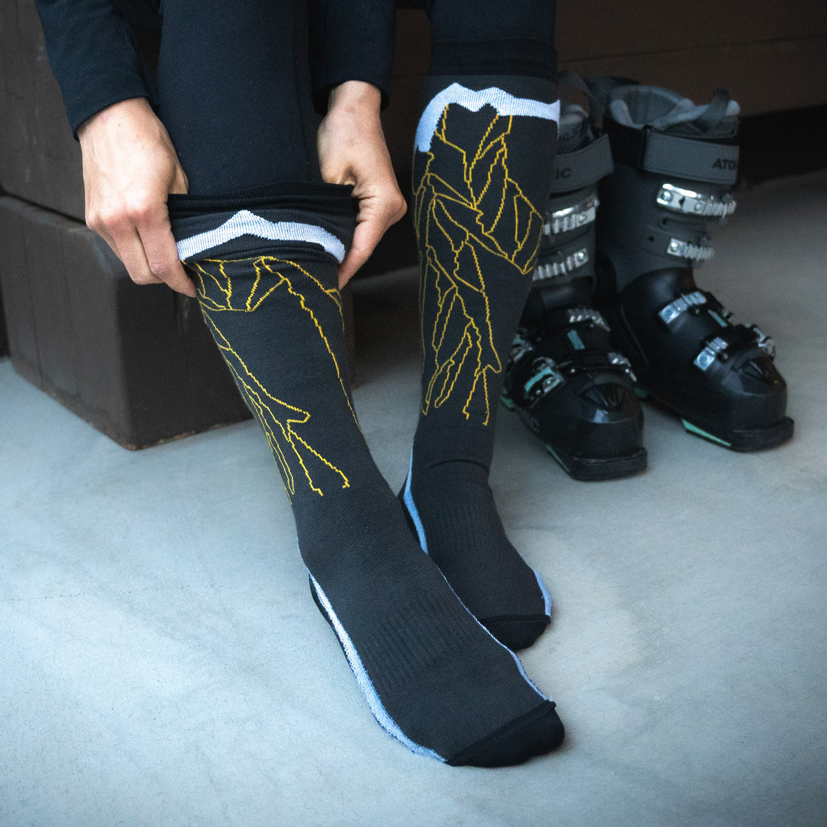 Ski Sock - Descent Series – product view 2