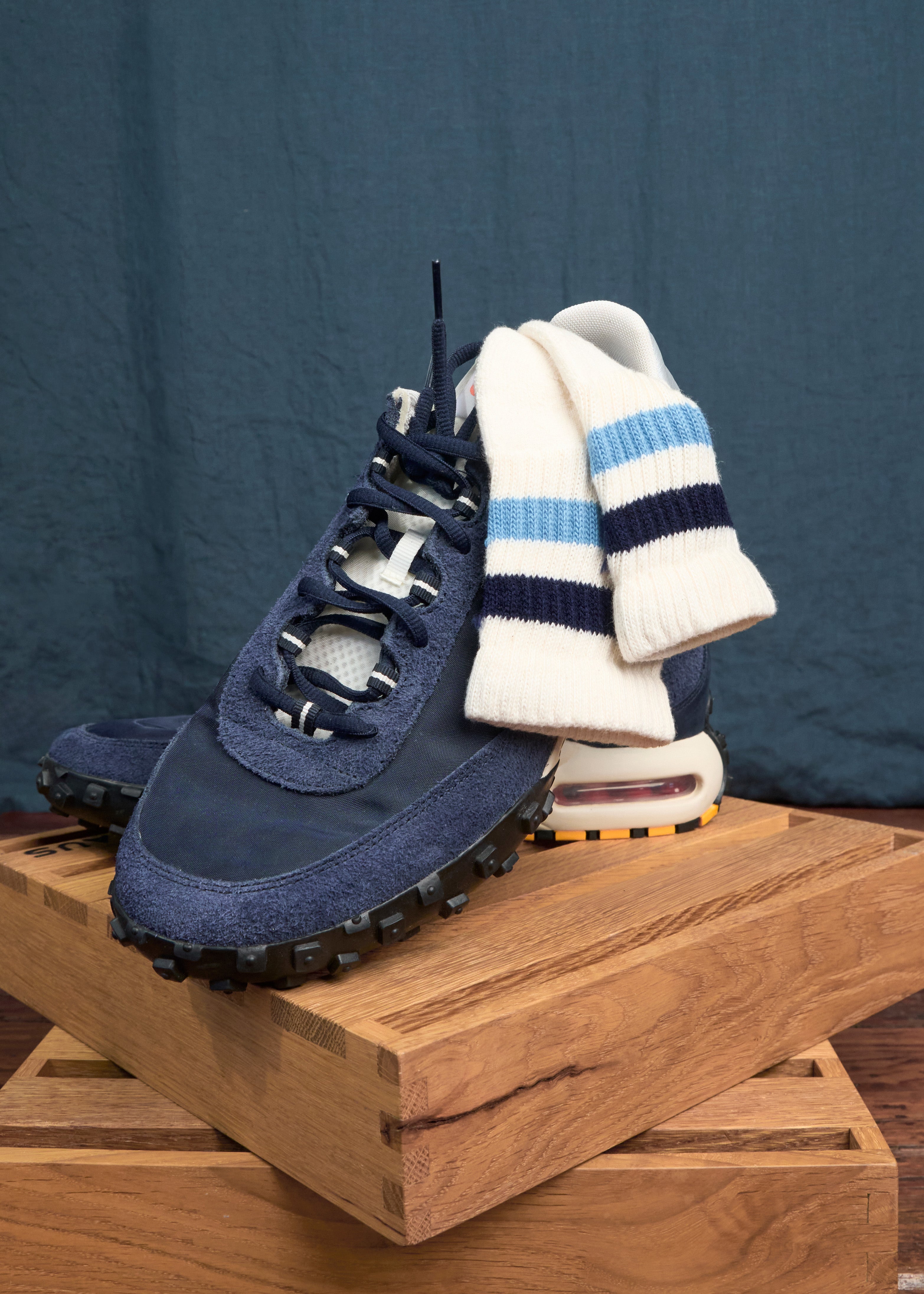 The Retro Stripe Quarter Crew