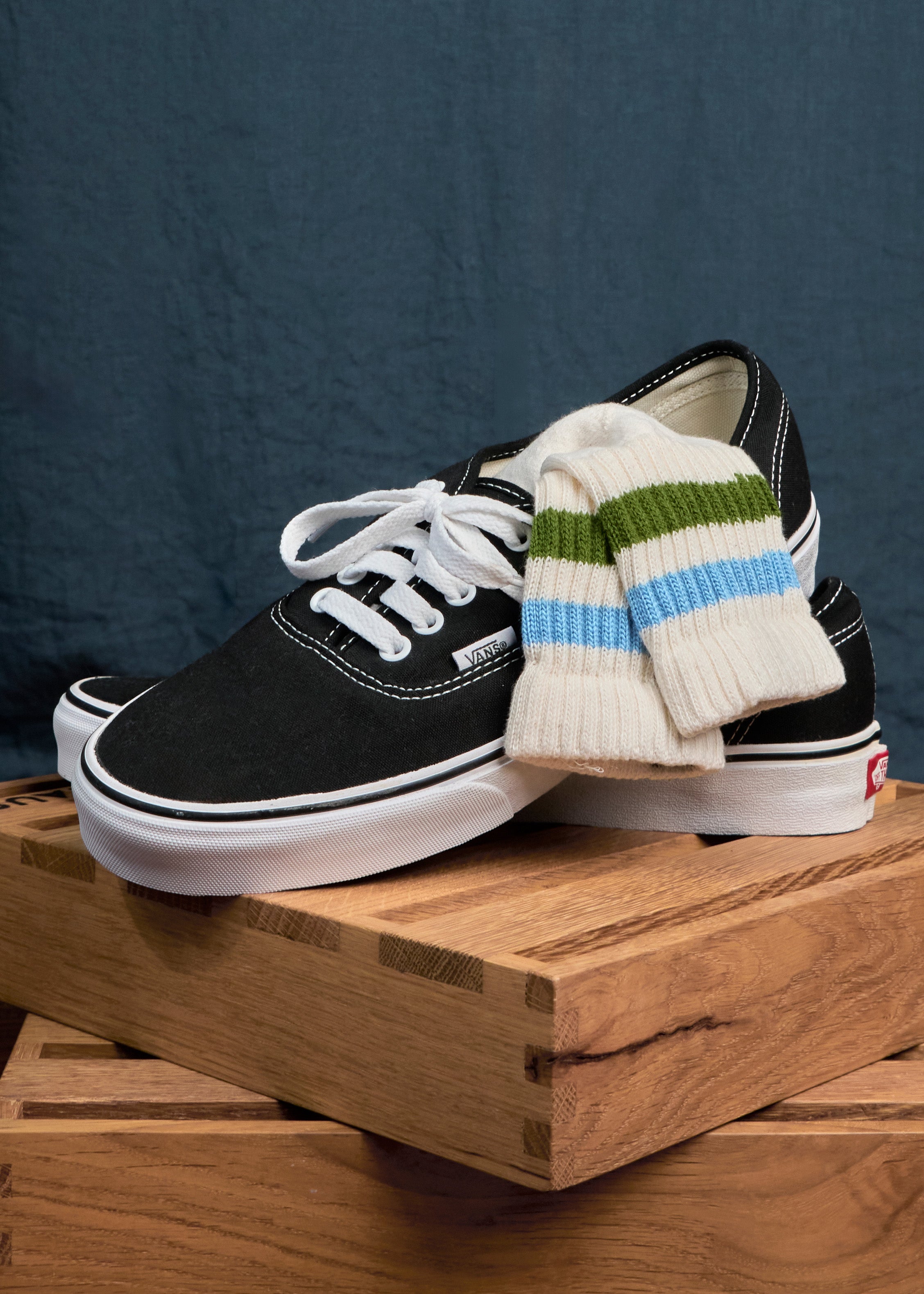 The Retro Stripe Quarter Crew