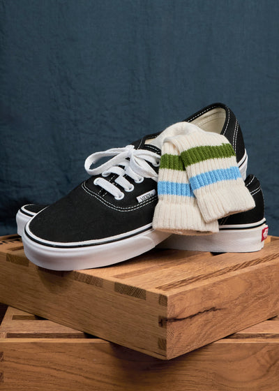 The Retro Stripe Quarter Crew