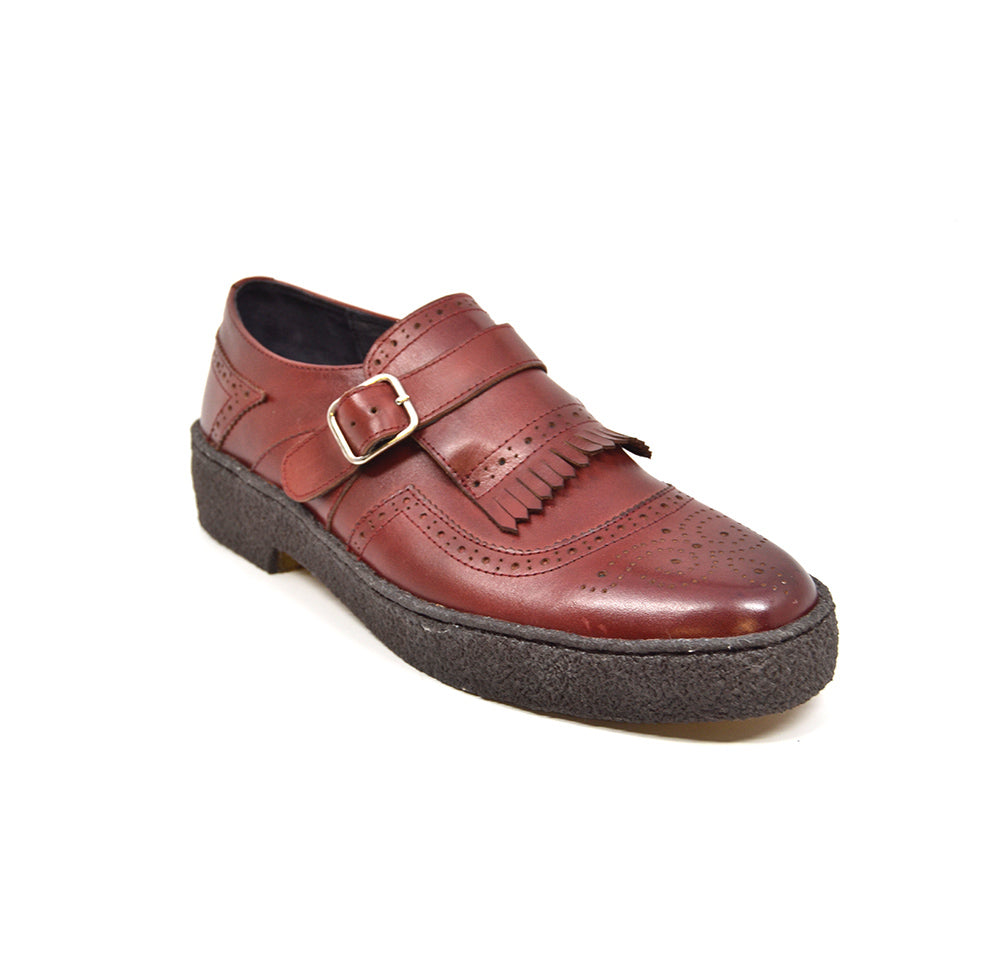 British Walkers Playboy Wingtip Men's Low Cut Dark Brown Leather Shoes view 1