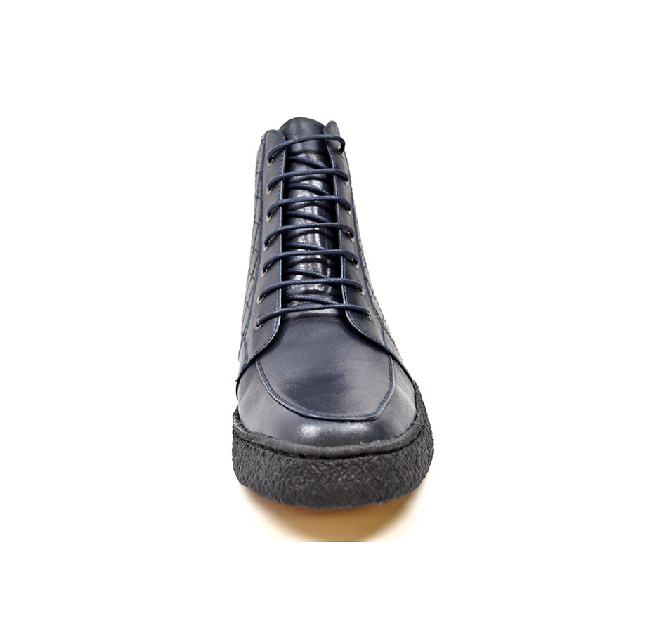 British Walkers Extreme Men's Black Quilted Leather High Top Shoes view 11
