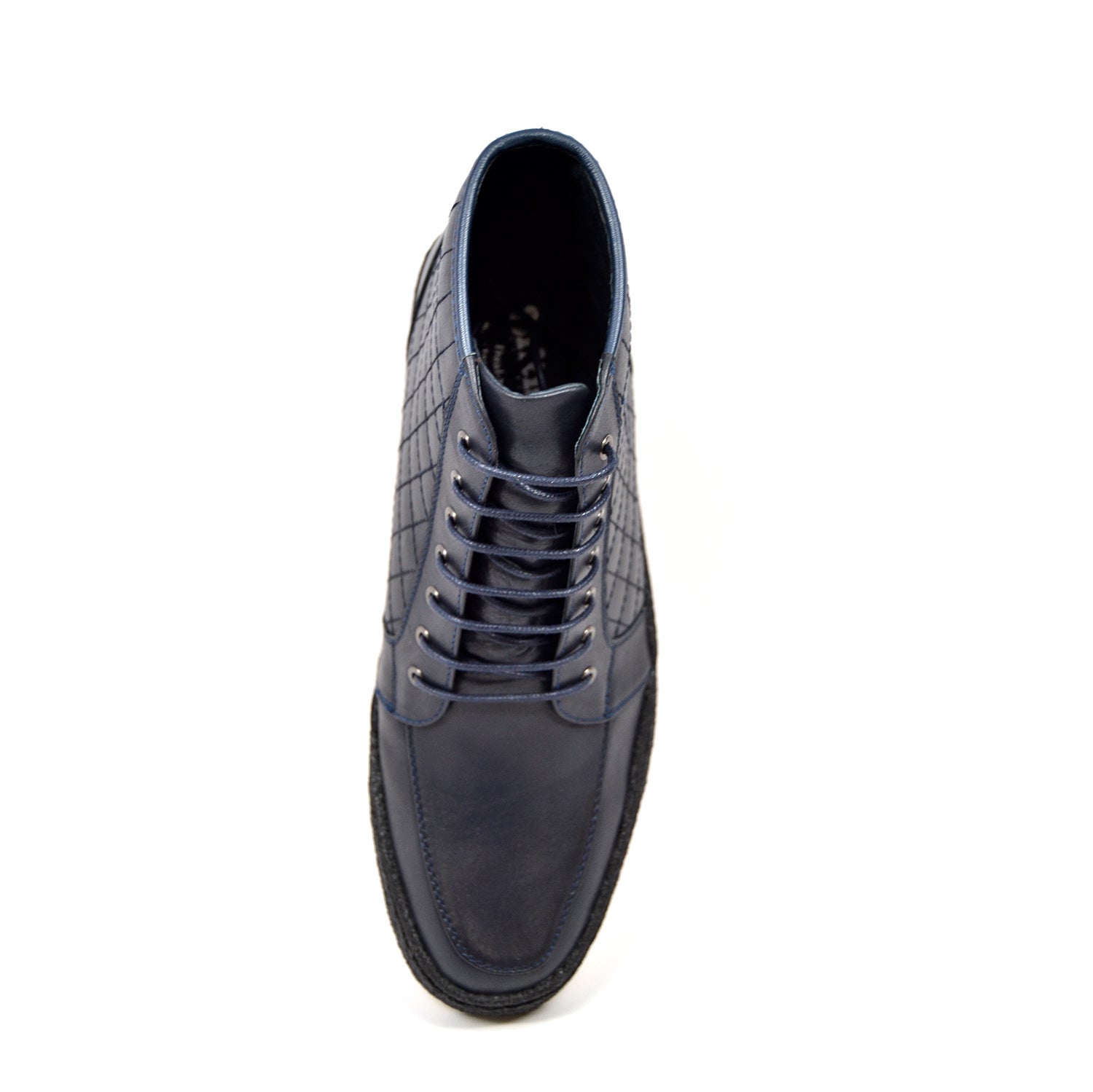 British Walkers Extreme Men's Black Quilted Leather High Top Shoes view 15
