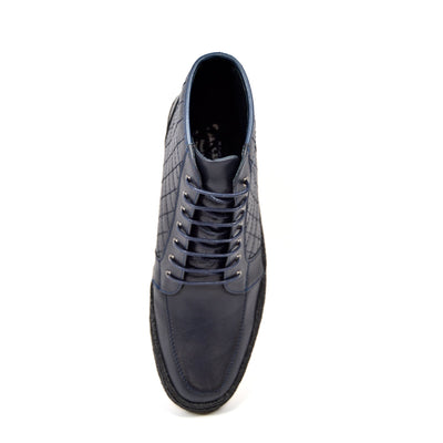British Walkers Extreme Men's Black Quilted Leather High Top Shoes view 15