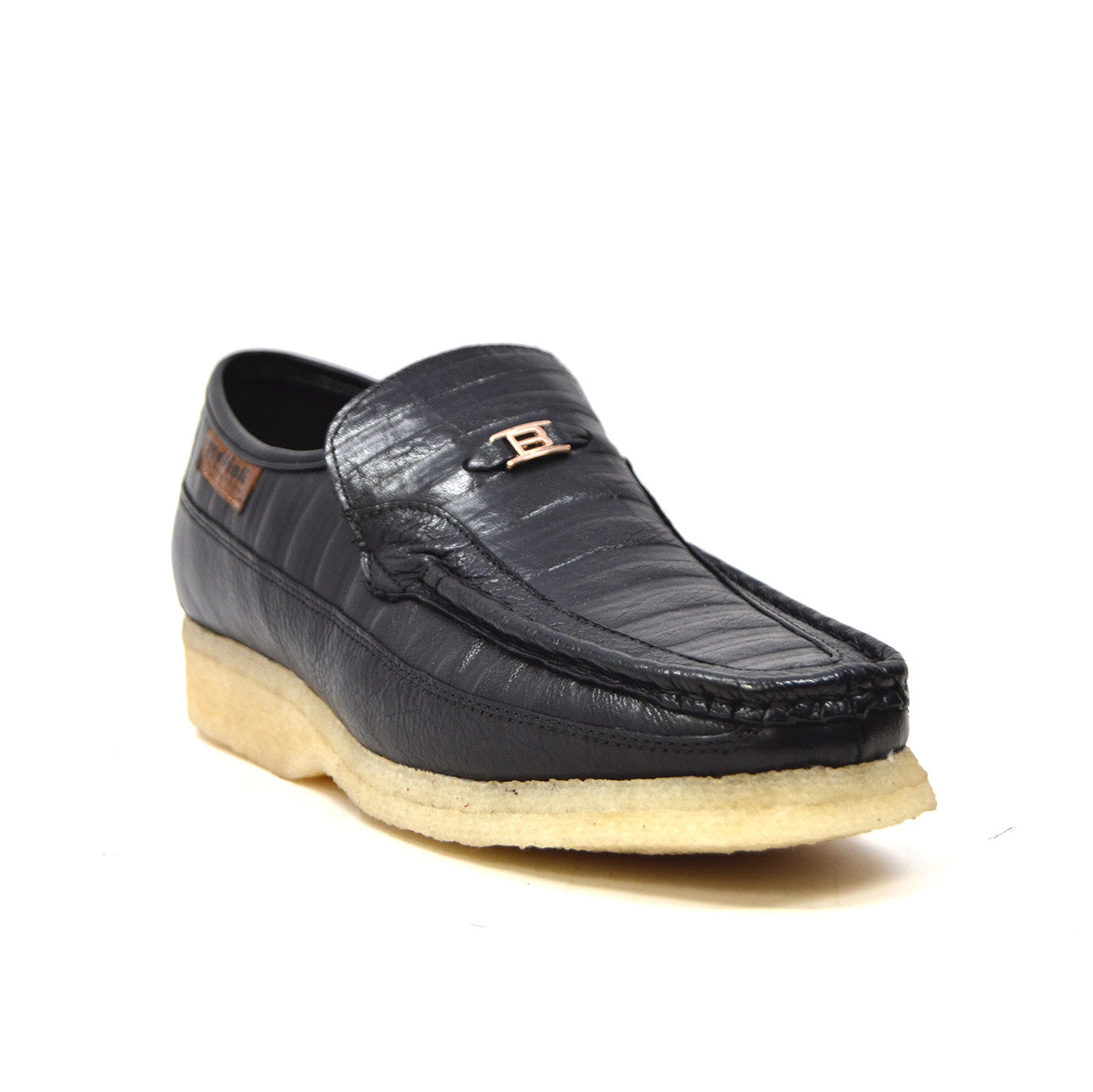 British Walkers Brick Men's Brown Premium Imported Leather Slip On Shoes view 10
