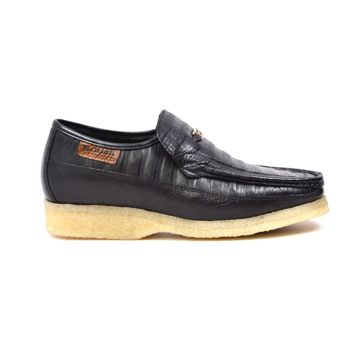 British Walkers Brick Men's Brown Premium Imported Leather Slip On Shoes view 13