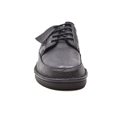 British Walkers Men's Black Leather Retro Oxford Lace Up Shoes view 3