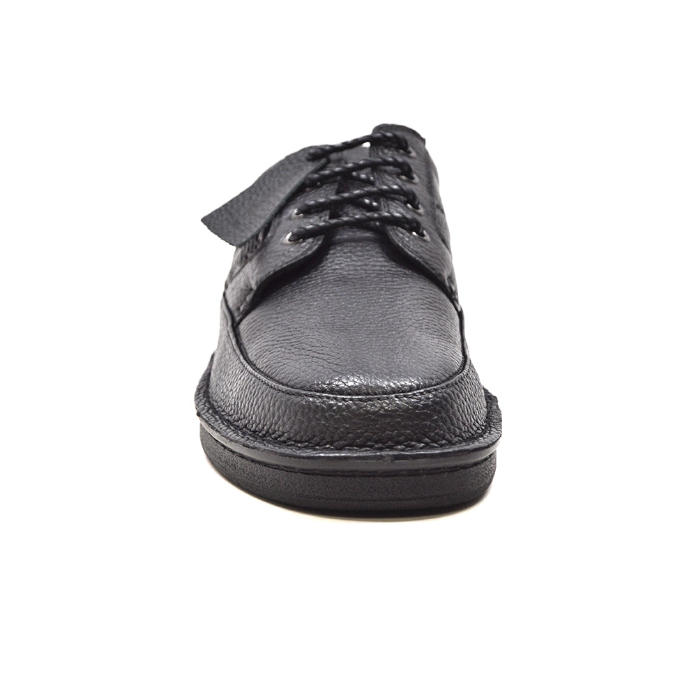 British Walkers Men's Black Leather Retro Oxford Lace Up Shoes view 3