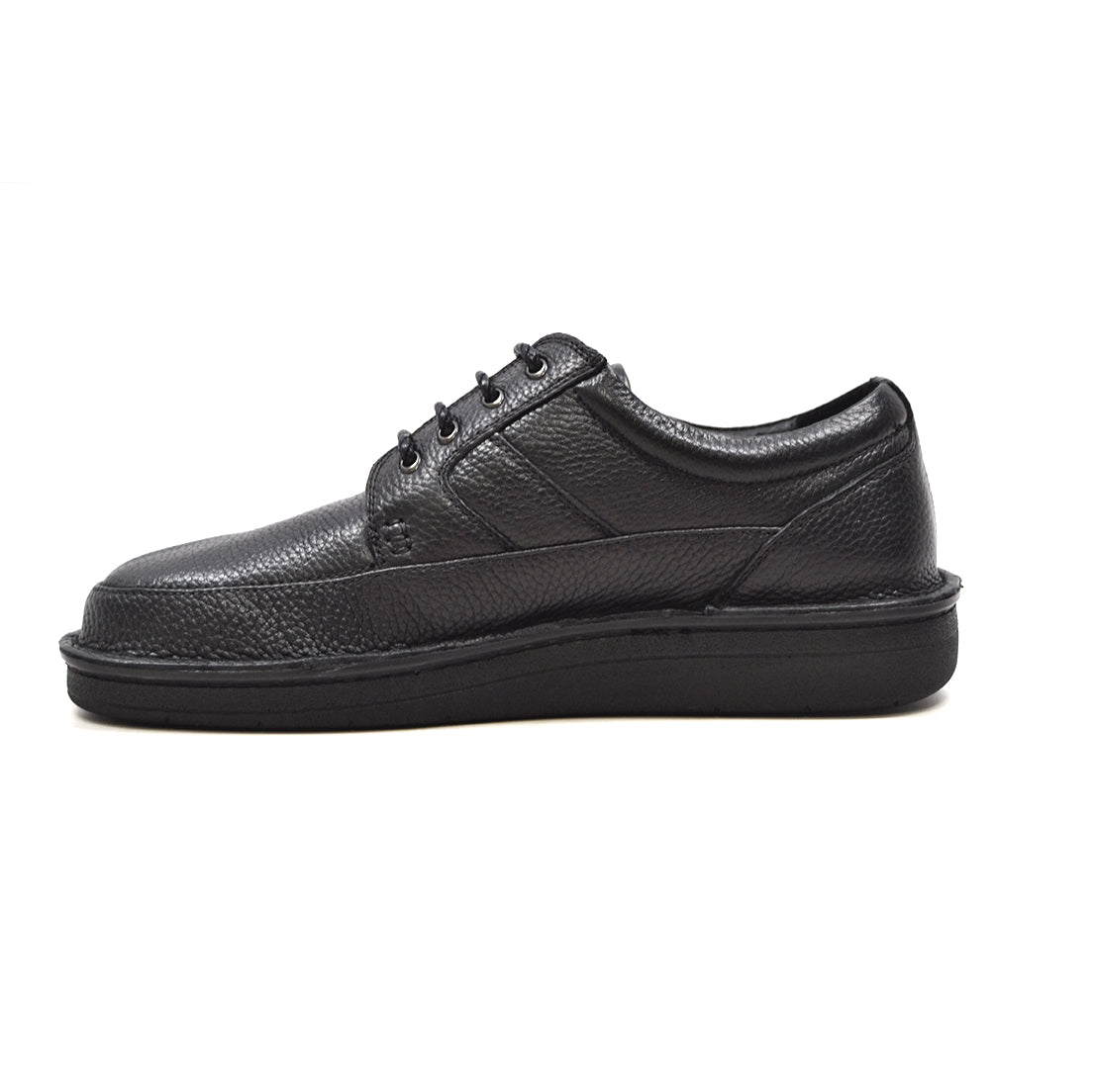 British Walkers Men's Black Leather Retro Oxford Lace Up Shoes view 5