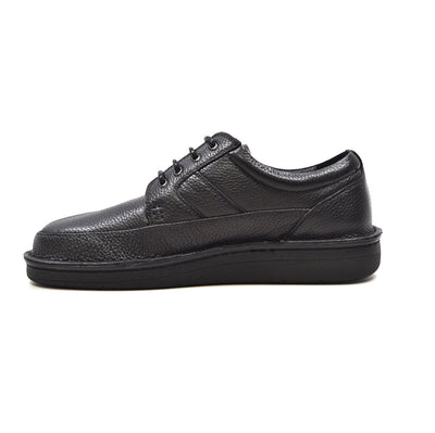 British Walkers Men's Black Leather Retro Oxford Lace Up Shoes view 5
