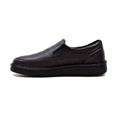 British Walkers Nottingham Men's Black Leather Everyday Slip On Shoes view 15