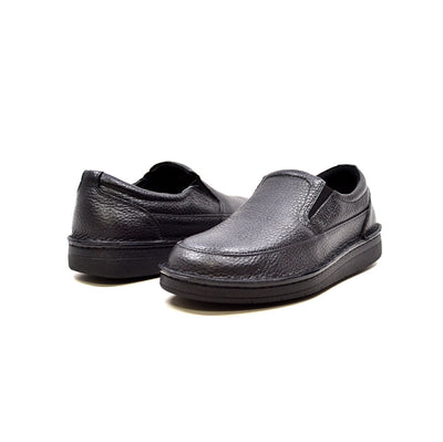 British Walkers Nottingham Men's Black Leather Everyday Slip On Shoes view 9