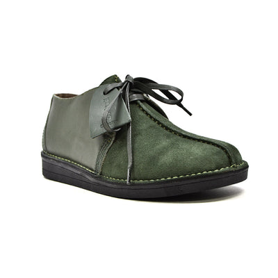 British Walkers Kingston Men's Black and Grey Split Toe Leather and Suede Lace Up Shoes view 55