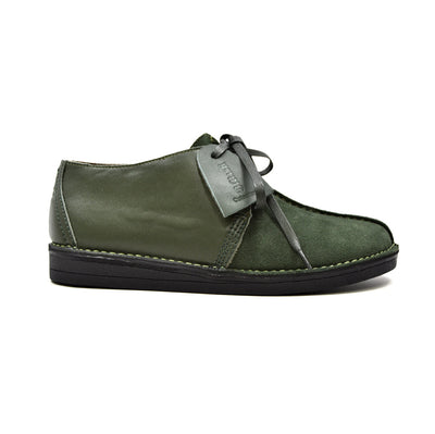 British Walkers Kingston Men's Black and Grey Split Toe Leather and Suede Lace Up Shoes view 57