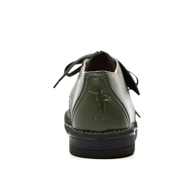 British Walkers Kingston Men's Black and Grey Split Toe Leather and Suede Lace Up Shoes view 58