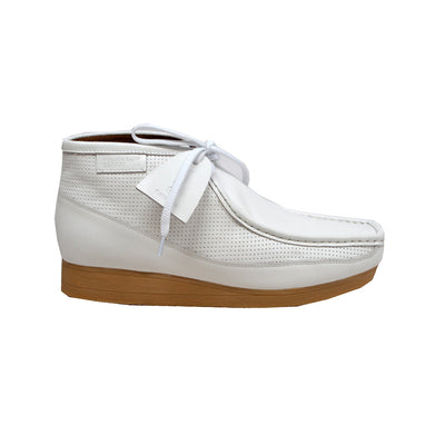 British Walkers New Castle Men's White Leather Casual Shoes view 2