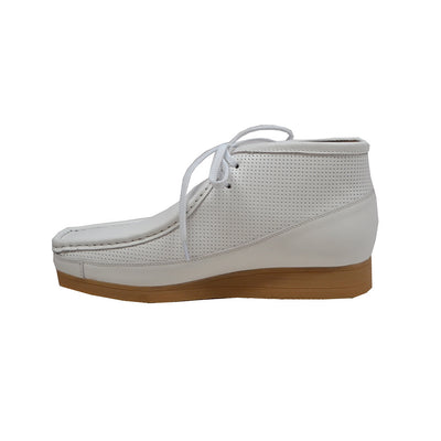 British Walkers New Castle Men's White Leather Casual Shoes view 4