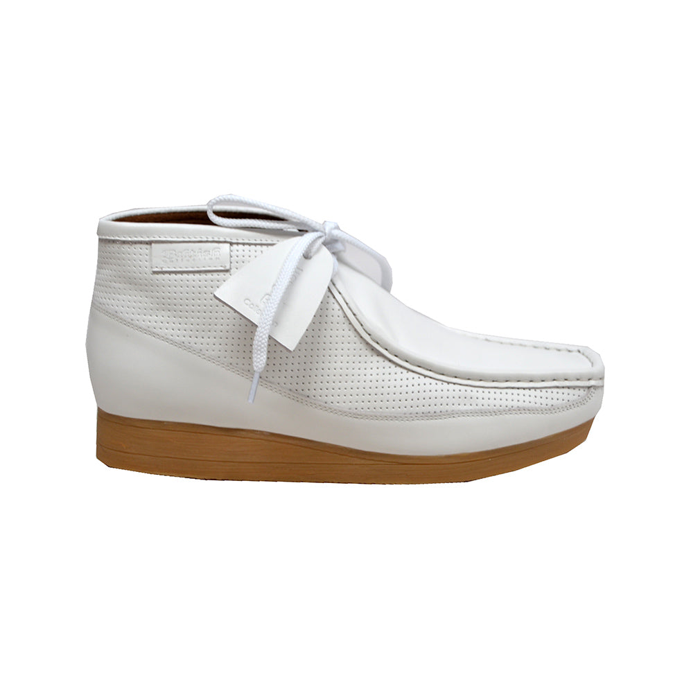 British Walkers White Affair Men's All White Leather Shoes view 22