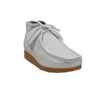British Walkers White Affair Men's All White Leather Shoes view 23