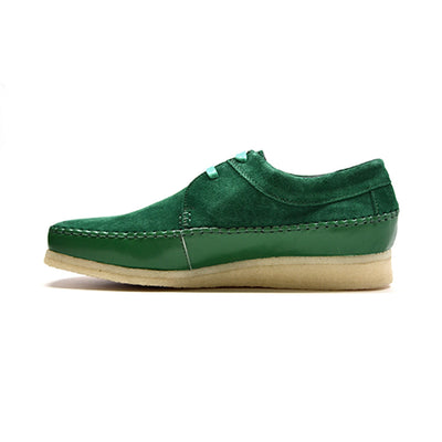 British Walkers Somerset Men's Low Aqua Blue Handcrafted Suede Lace Up Shoes view 54