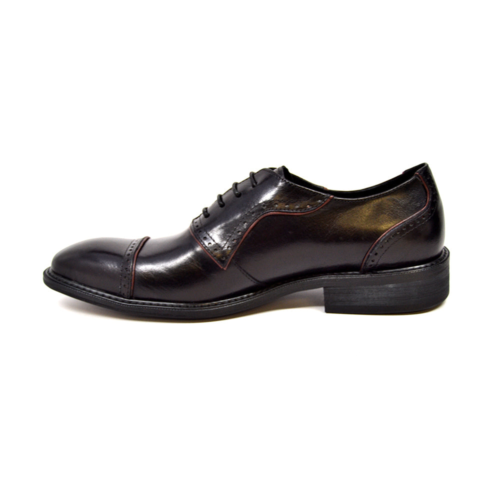 British Walkers Executive Men's Black Leather Oxford Lace Up Dress Shoes view 6