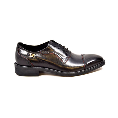 British Walkers Executive Men's Black Leather Oxford Lace Up Dress Shoes view 7