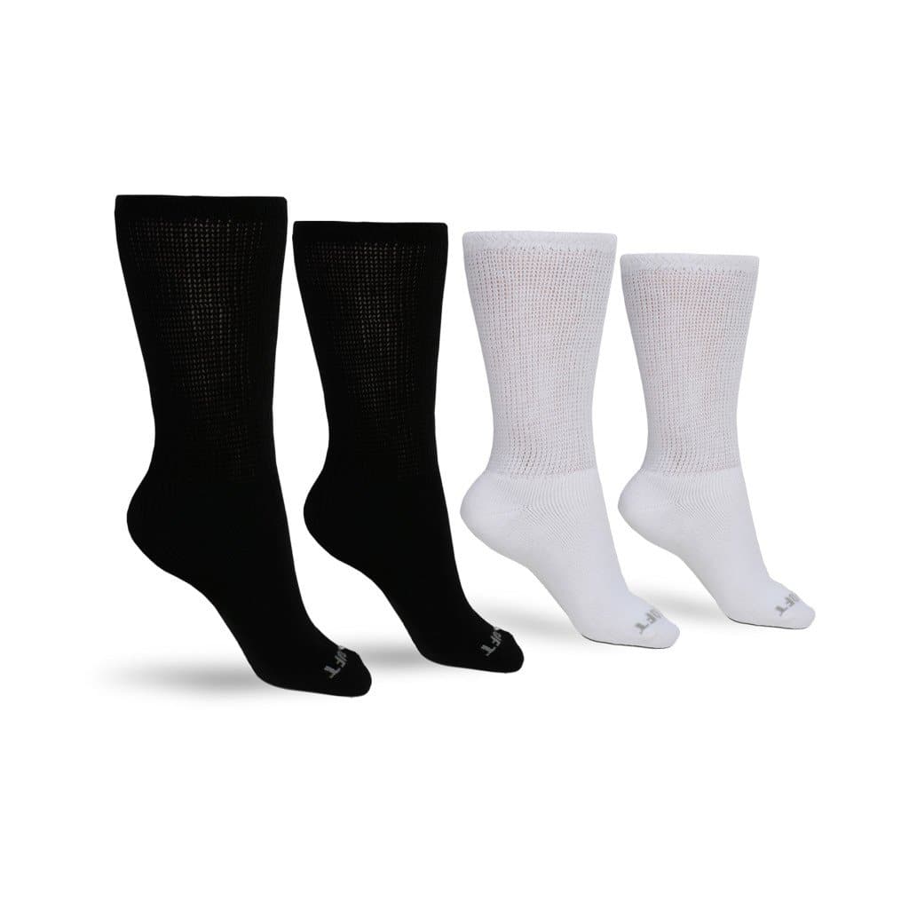 Men's Ultra-Soft Upper Calf Diabetic Socks (4 Pair) – product view 3