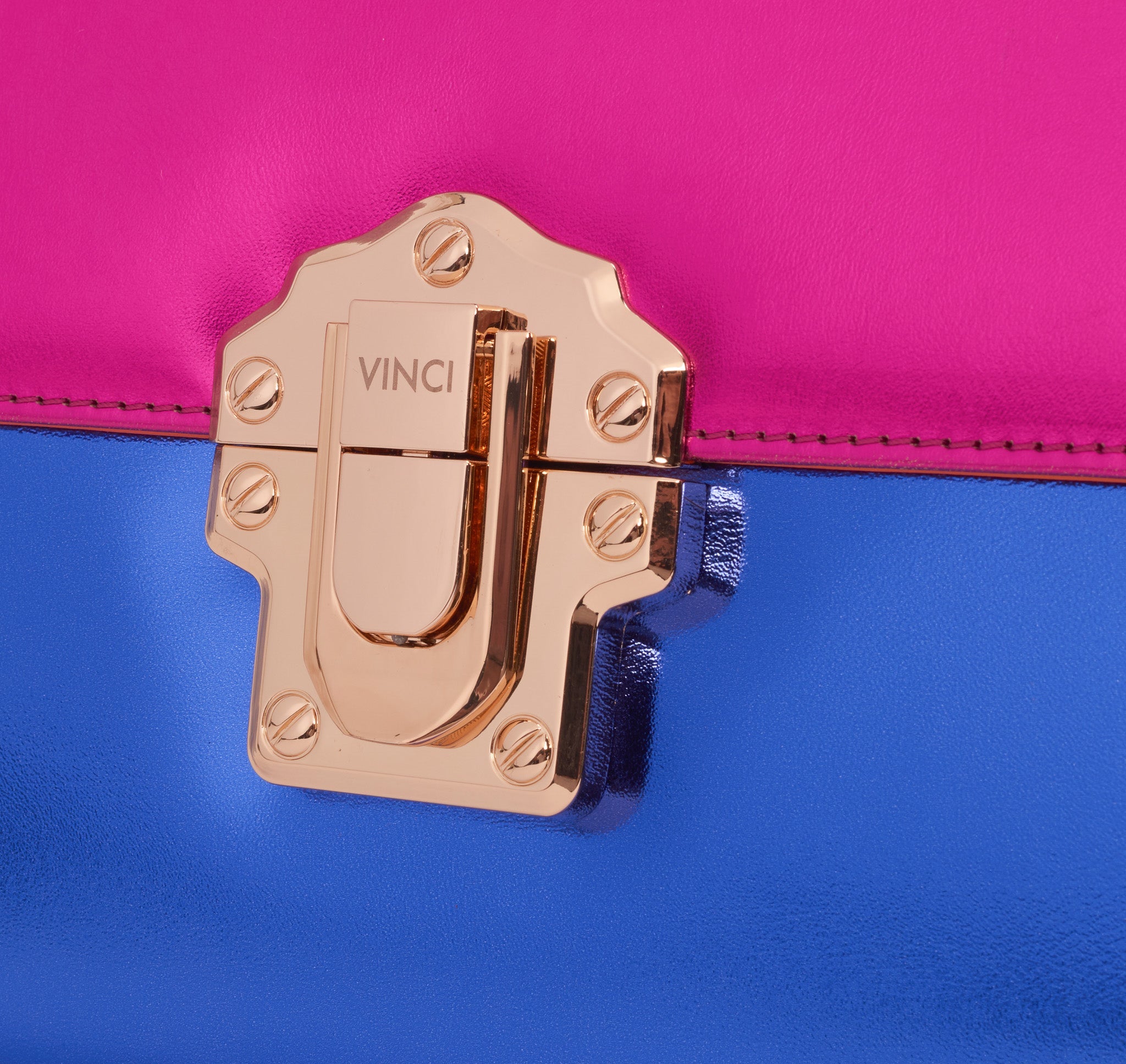 The Duffryn Fuchsia Leather Handbag