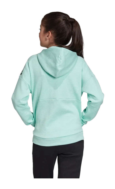 adidas Originals Big Girl's ID Stadium Hooded Track Jacket - Clear Mint