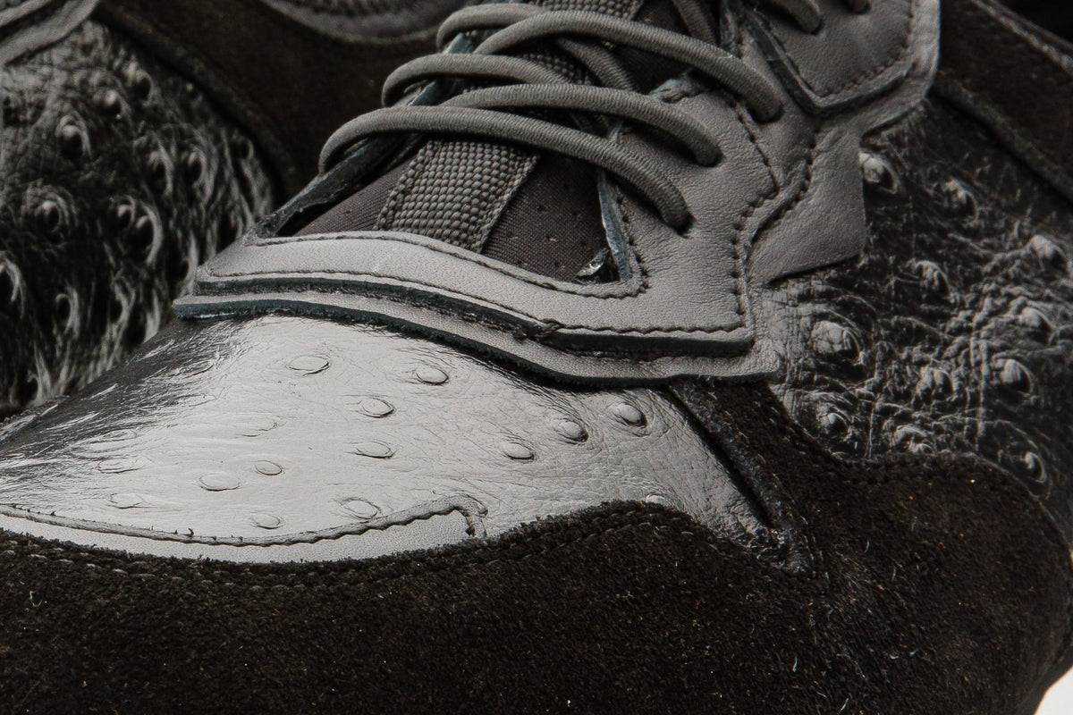 Vinci Leather The Sopez Black Leather Men Sneaker – product view 6