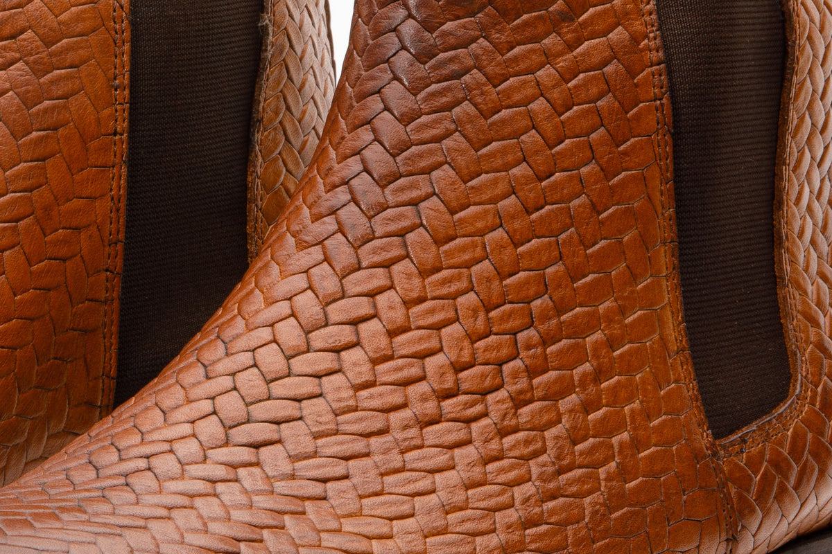Vinci Leather The Oslo Tan Leather Chelsea Men Boot – product view 5