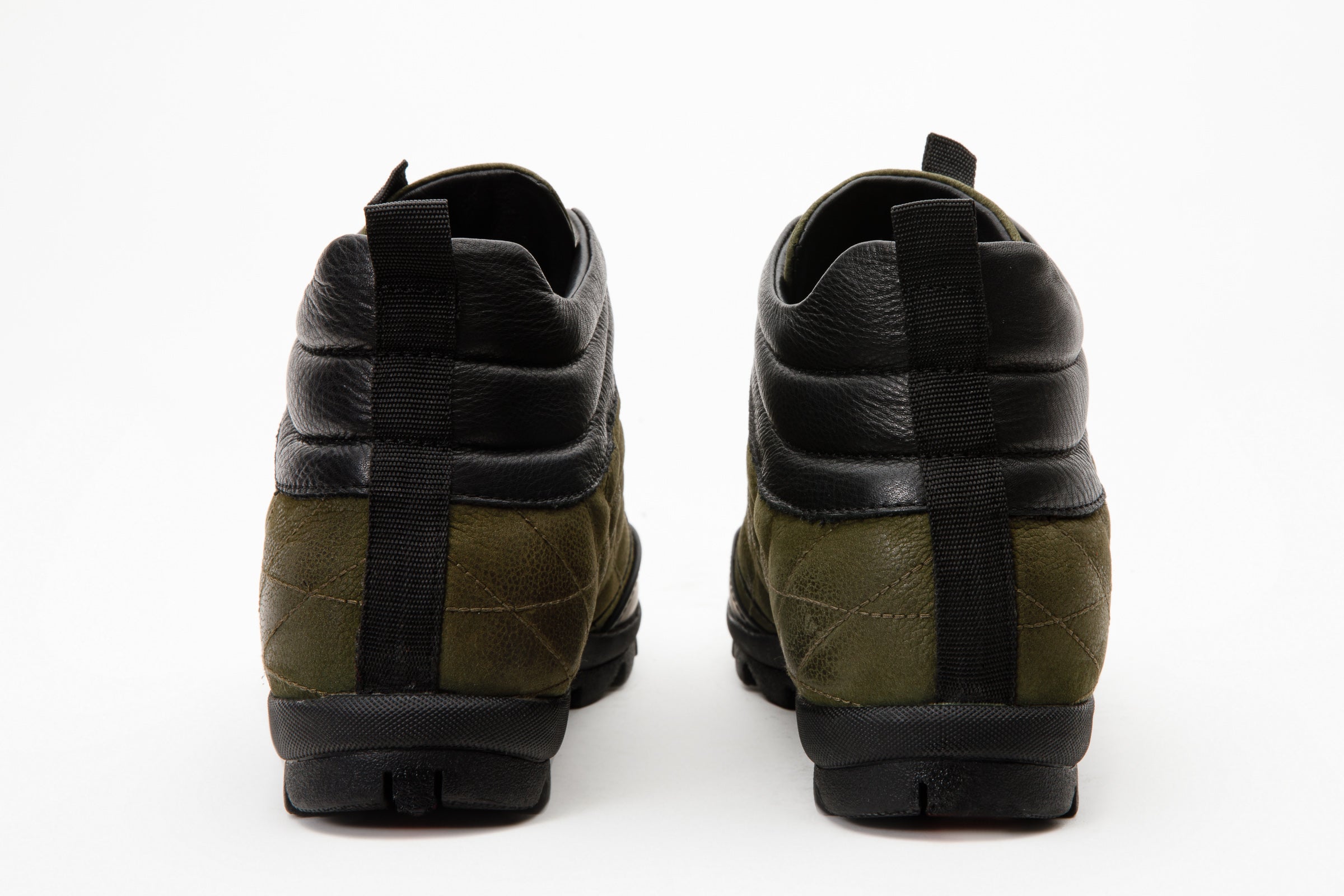 The Riga Green Suede Leather Casual Lace-Up Men Boots Final Sale!