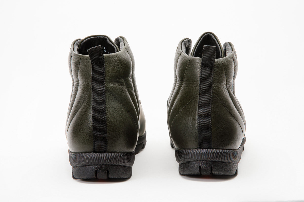 Vinci Leather The Merter Green Leather Casual Lace-Up Men Boot Final Sale! – product view 4