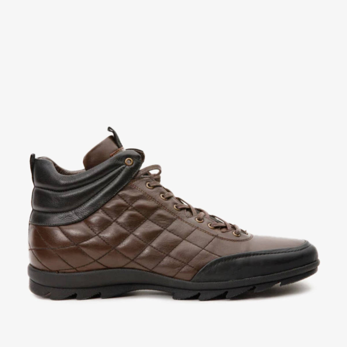 Vinci Leather The Riga Brown Leather Casual Lace-Up Men Boots Final Sale! – product view 1