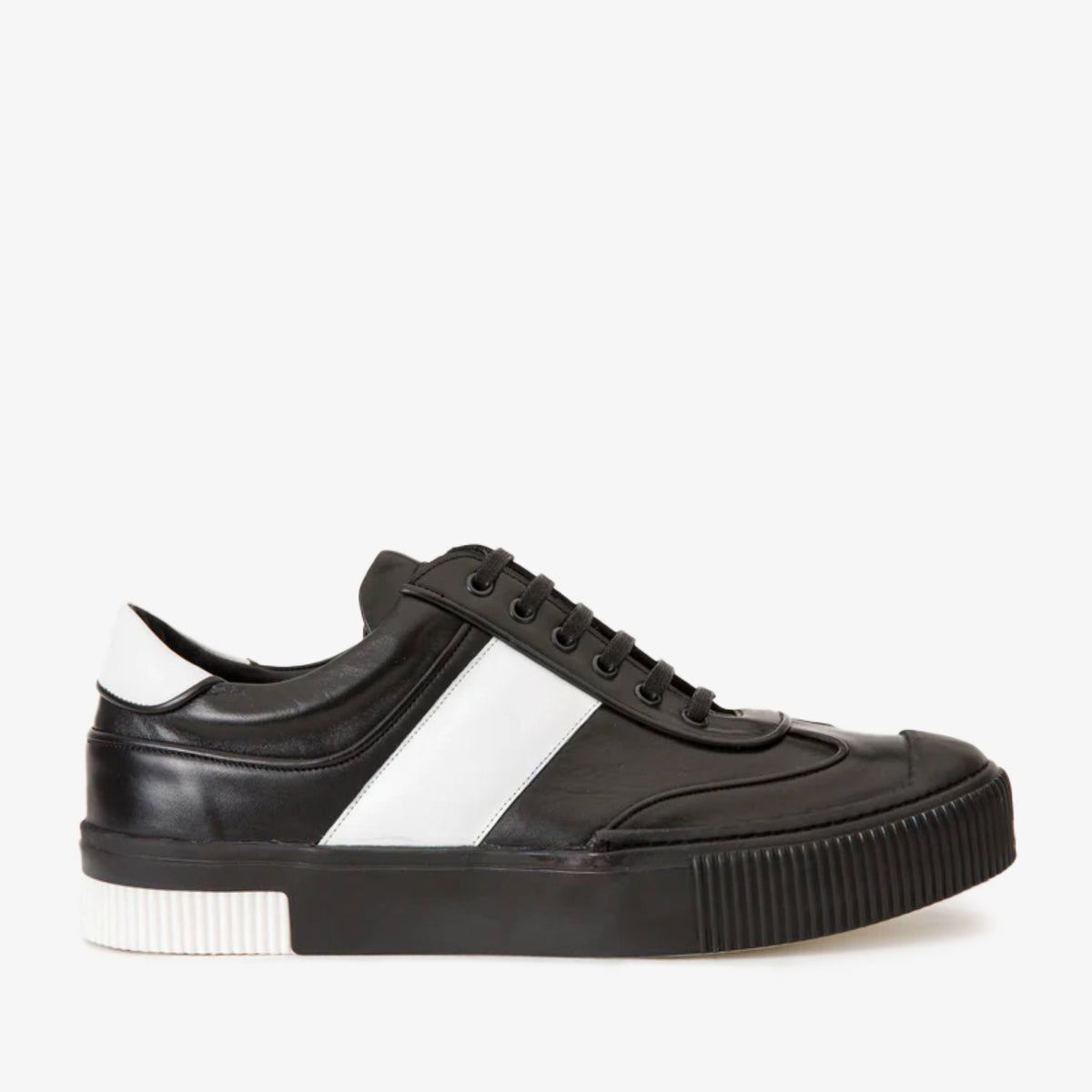Vinci Leather The Rom Black Leather Men Sneaker – product view 1