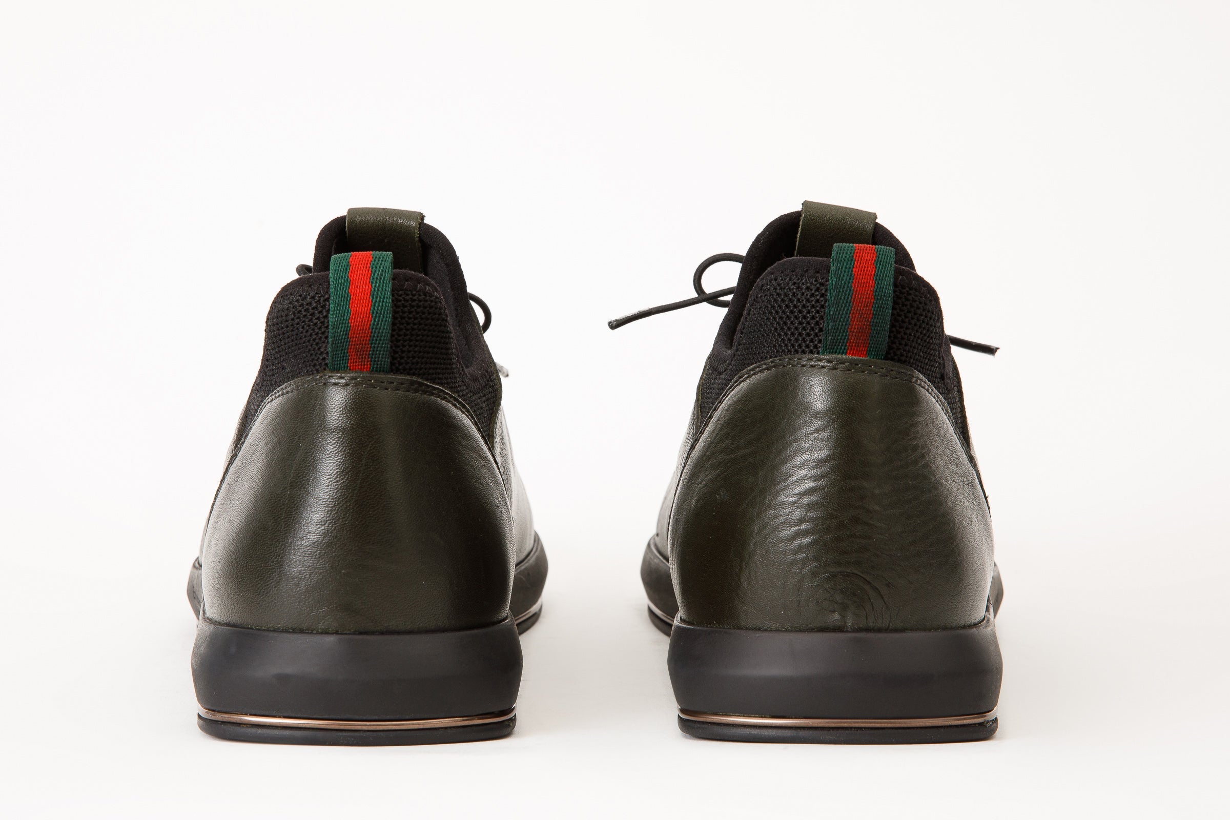 The Hoxton Green Leather Men Sneaker Final Sale!