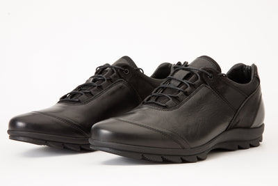 The Madrid Black Leather Casual  Men Shoe Final Sale!