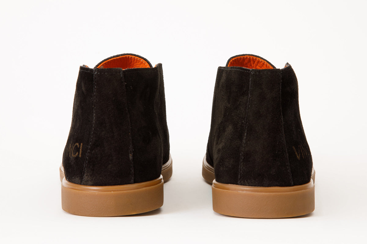 Vinci Leather The Belek Black Open Walk Suede Leather Men Boot Final Sale! – product view 5