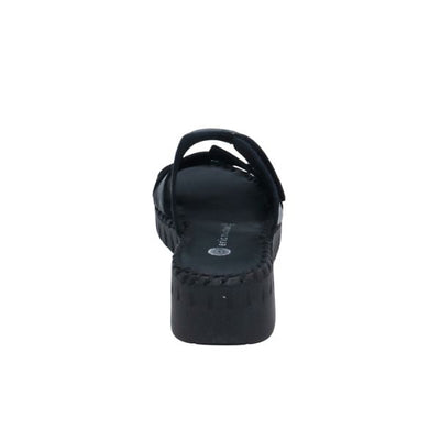 Eric Michael Darien Women’s Leather Wedge Sandal