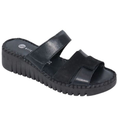 Eric Michael Darien Women’s Leather Wedge Sandal