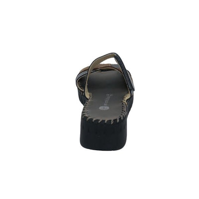 Eric Michael Darien Women’s Leather Wedge Sandal