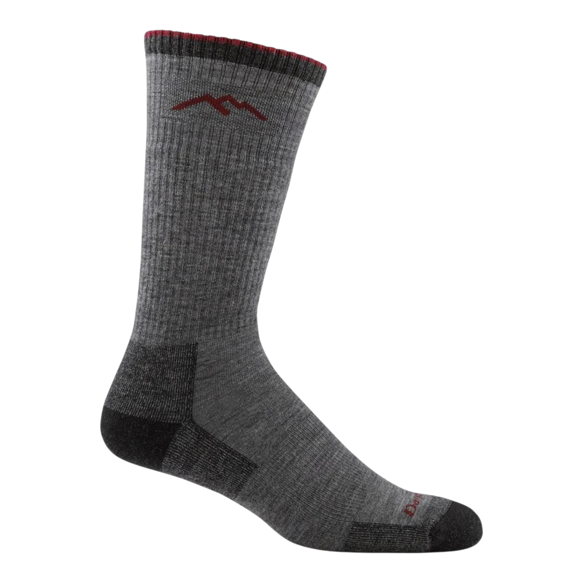Darn Tough Hiker Boot Midweight Cushion Mens Socks — Charcoal